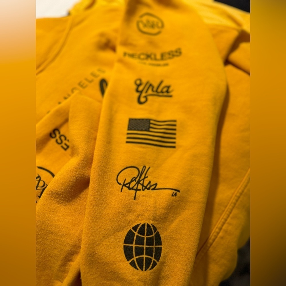 Young & Reckless Men’s Yellow Hoodie - Picture 6 of 6